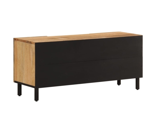 Mueble de TV madera maciza de mango 105x33x46 cm