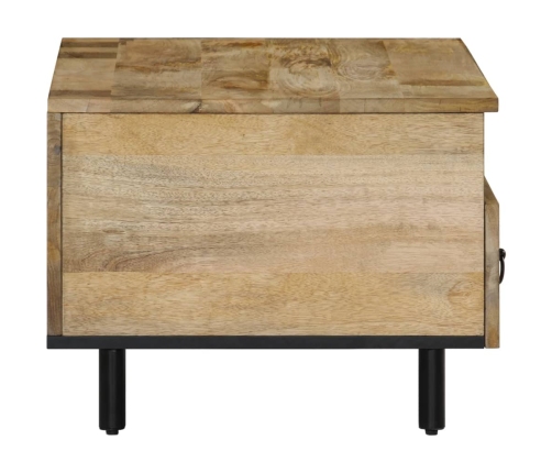 Mesa de centro de madera maciza mango 80x54x40 cm