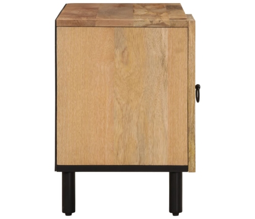 Mueble de TV madera maciza de mango 80x31x46 cm