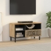 Mueble de TV madera maciza de mango 80x33x46 cm