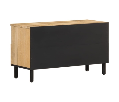 Mueble de TV madera maciza de mango 80x33x46 cm