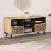 Mueble de TV madera maciza de mango 100x33x46 cm