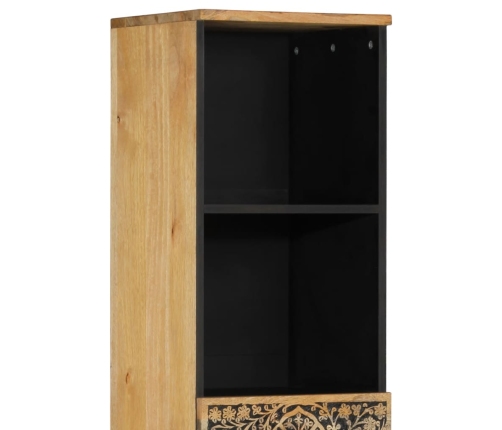 Mueble de baño madera maciza de mango 38x33x160 cm