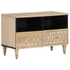 Mueble de TV madera maciza de mango 70x33x46 cm