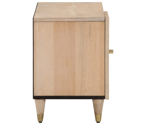 Mueble de TV madera maciza de mango 80x31x46 cm