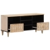 Mueble de TV madera maciza de mango 100x33x46 cm