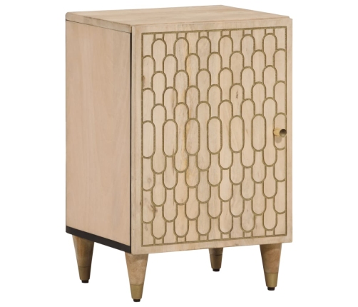 Mueble de baño madera maciza de mango 38x33x58 cm