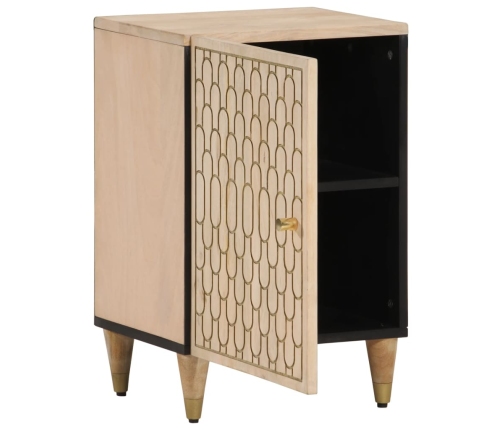 Mueble de baño madera maciza de mango 38x33x58 cm