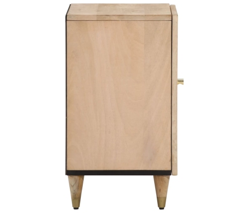 Mueble de baño madera maciza de mango 38x33x58 cm