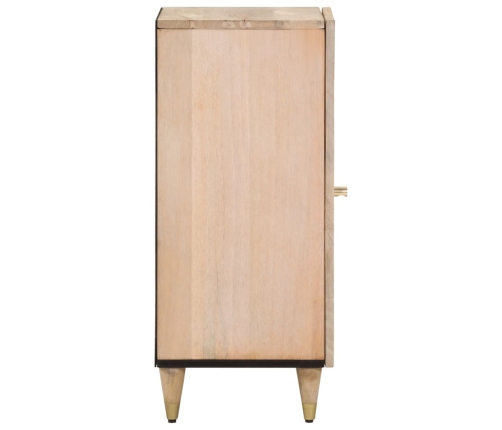 Armario auxiliar madera maciza de mango 40x33x75 cm