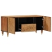 Mueble de TV madera maciza de mango 105x33x46 cm