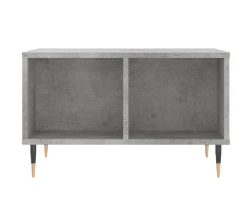 Mesa de centro madera contrachapada gris hormigón 60x50x36,5 cm