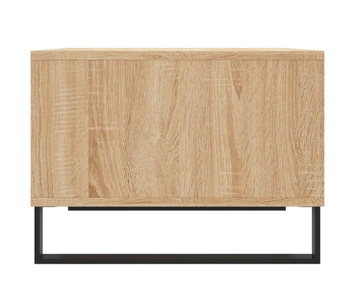 Mesa de centro madera contrachapada roble Sonoma 60x50x36,5 cm