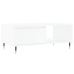Mesa de centro madera contrachapada blanco 90x50x36,5 cm