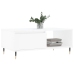 Mesa de centro madera contrachapada blanco 90x50x36,5 cm