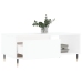 Mesa de centro madera contrachapada blanco 90x50x36,5 cm