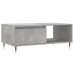 Mesa de centro madera contrachapada gris hormigón 90x50x36,5 cm