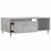 Mesa de centro madera contrachapada gris hormigón 90x50x36,5 cm