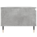 Mesa de centro madera contrachapada gris hormigón 90x50x36,5 cm