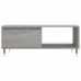 Mesa de centro madera contrachapada gris Sonoma 90x50x36,5 cm