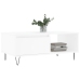 Mesa de centro madera contrachapada blanco 90x50x36,5 cm