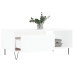 Mesa de centro madera contrachapada blanco 90x50x36,5 cm