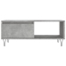 Mesa de centro madera contrachapada gris hormigón 90x50x36,5 cm