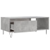 Mesa de centro madera contrachapada gris hormigón 90x50x36,5 cm