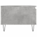 Mesa de centro madera contrachapada gris hormigón 90x50x36,5 cm