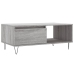 Mesa de centro madera contrachapada gris Sonoma 90x50x36,5 cm