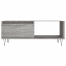 Mesa de centro madera contrachapada gris Sonoma 90x50x36,5 cm