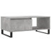 Mesa de centro madera contrachapada gris hormigón 90x50x36,5 cm