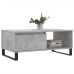 Mesa de centro madera contrachapada gris hormigón 90x50x36,5 cm