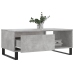 Mesa de centro madera contrachapada gris hormigón 90x50x36,5 cm