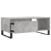 Mesa de centro madera contrachapada gris hormigón 90x50x36,5 cm