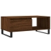 Mesa de centro madera contrachapada marrón roble 90x50x36,5 cm