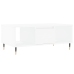 Mesa de centro madera contrachapada blanco 90x50x36,5 cm