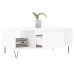 Mesa de centro madera contrachapada blanco 90x50x36,5 cm