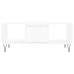 Mesa de centro madera contrachapada blanco 90x50x36,5 cm