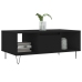 Mesa de centro madera contrachapada negro 90x50x36,5 cm