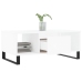 vidaXL Mesa de centro madera contrachapada blanco 90x50x36,5 cm