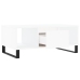 vidaXL Mesa de centro madera contrachapada blanco 90x50x36,5 cm