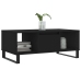 Mesa de centro madera contrachapada negro 90x50x36,5 cm