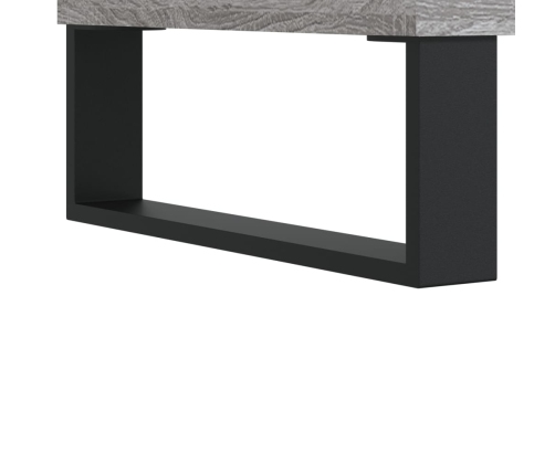 Mesita de noche 2 uds madera ingeniería gris Sonoma 40x35x50 cm