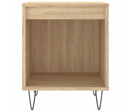 vidaXL Mesita de noche madera de ingeniería roble Sonoma 40x35x50 cm