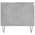 vidaXL Mesa de centro madera contrachapada gris hormigón 100x50x45 cm