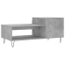 vidaXL Mesa de centro madera contrachapada gris hormigón 100x50x45 cm