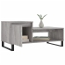 Mesa de centro madera contrachapada gris Sonoma 100x50x45 cm