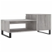 Mesa de centro madera contrachapada gris Sonoma 100x50x45 cm