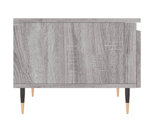 Mesa de centro madera de ingeniería gris Sonoma 50x46x35 cm